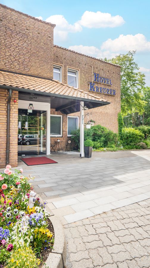 Eingangsbereich des Hotel reuzer