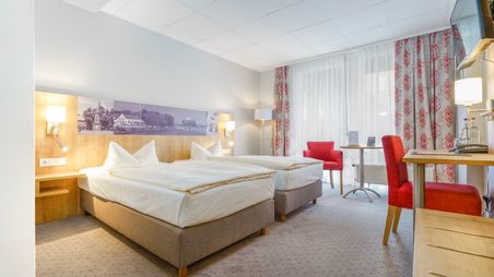 Stilvoll eingerichtetes Komfort-Zimmer